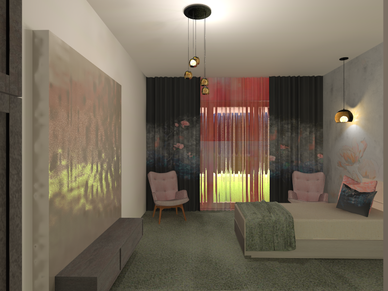 Szállodai szoba tervezése